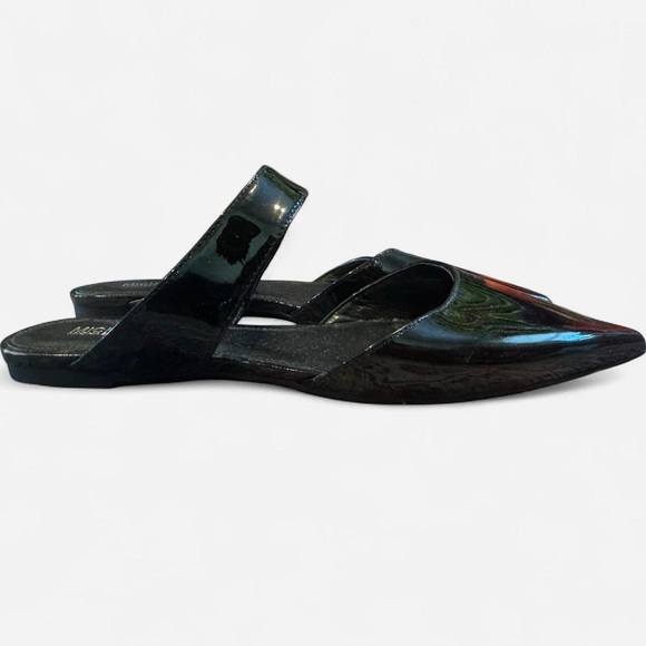 Michael Kors Black Patent Mules - Picture 2 of 2